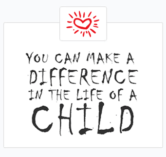 You can make a difference in the life of a child